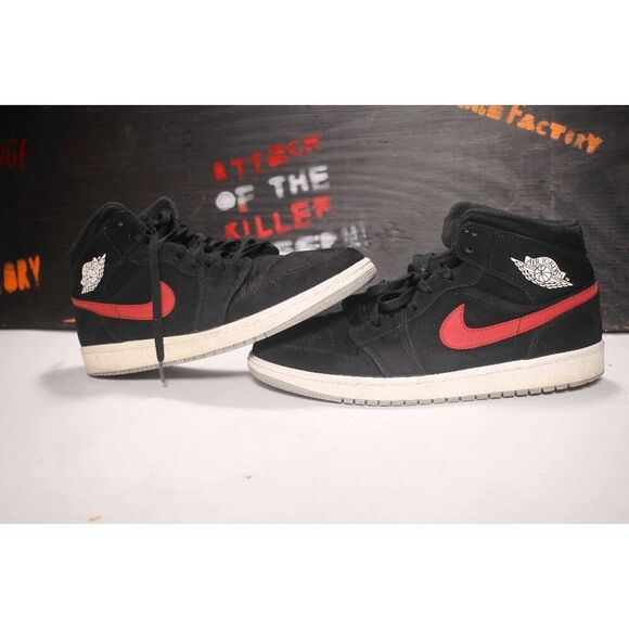 Air Jordan 1 Mid “Black/Red/Blue” - Men's Size 10.5 - Picture 1 of 6